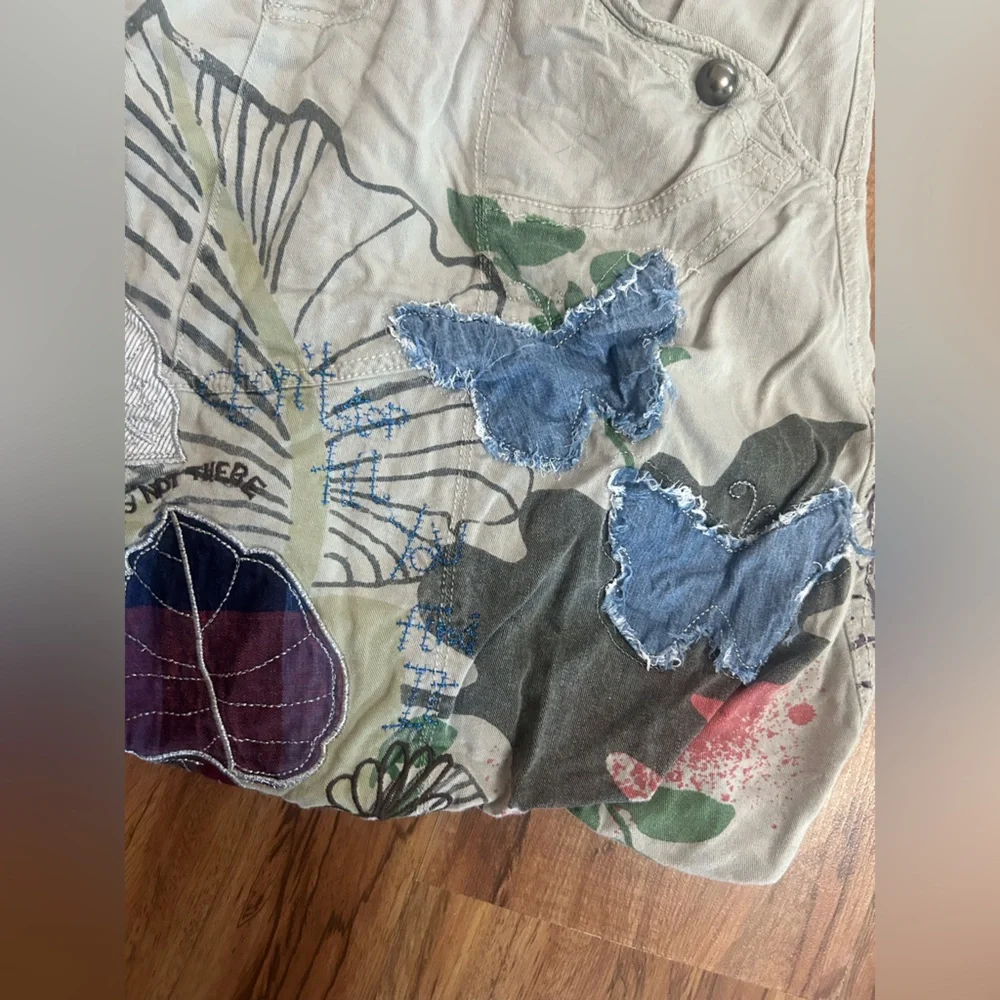 Desigual Bubble Mix Pattern Skirt Womens size 8 - Picture 3 of 11